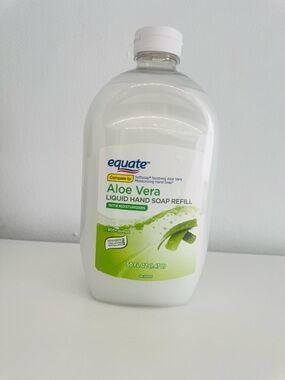 equate Aloe Vera Liquid Hand Soap Refill - White